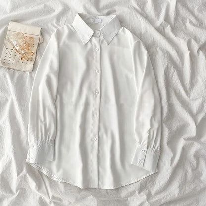 Damen Bluse Voluminöse Ärmel Eveloria