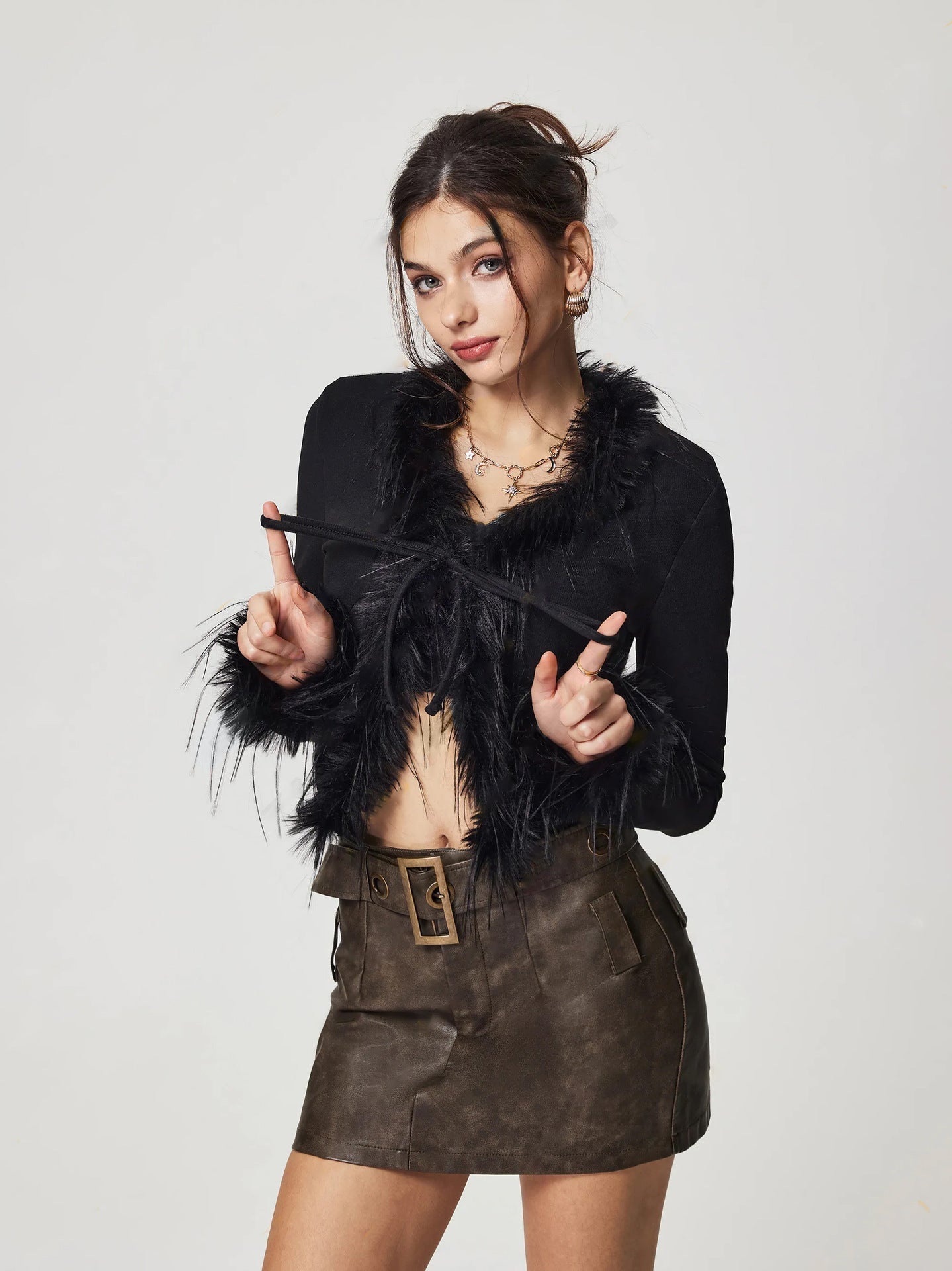Damen Daunenjacke Kuschelig Eveloria