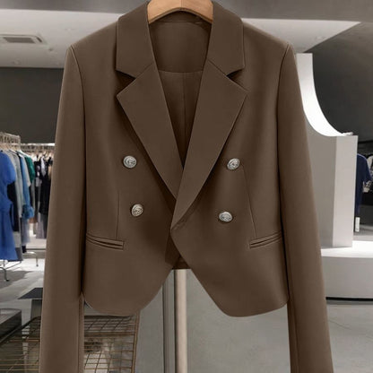 Damen Doppelreiher Blazer Zeitlos Eveloria