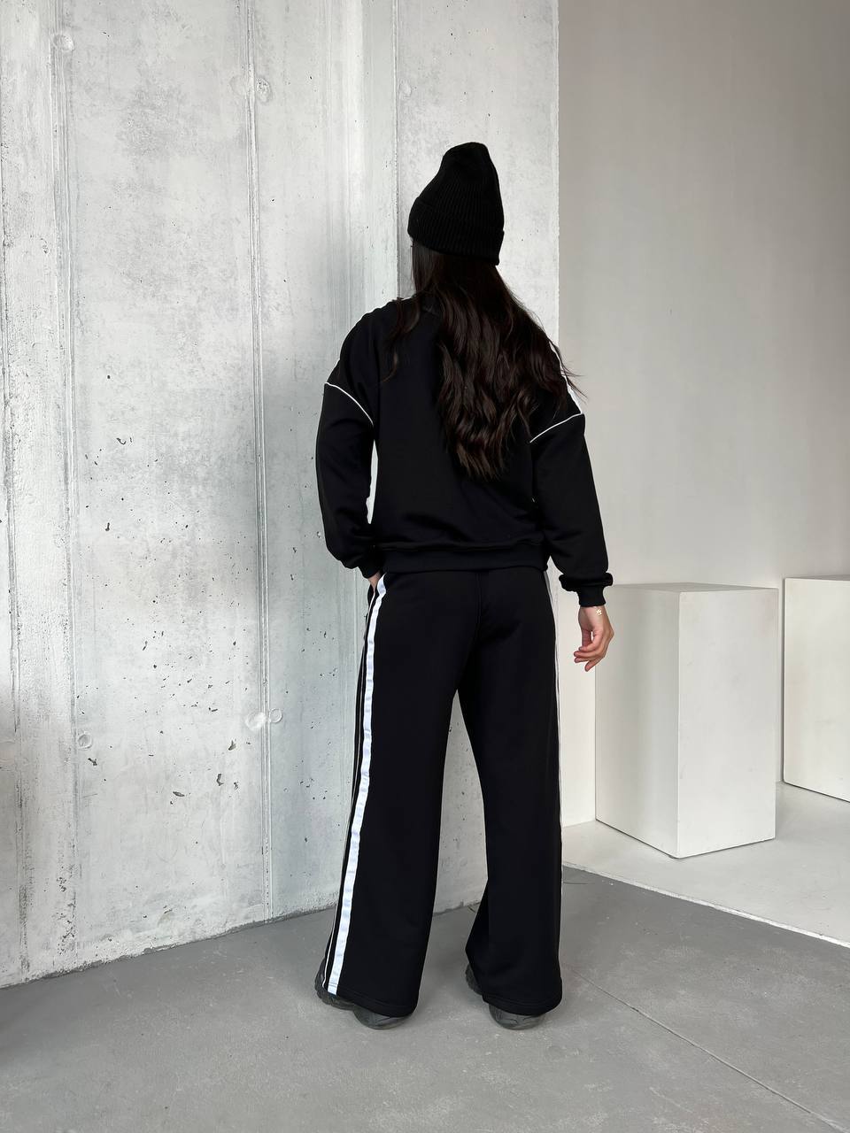 Damen Sportanzug Bequem Weites Oberteil Eveloria