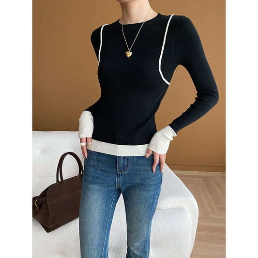 Damen Strickpullover Modisch Akzentiert Eveloria - Eveloria