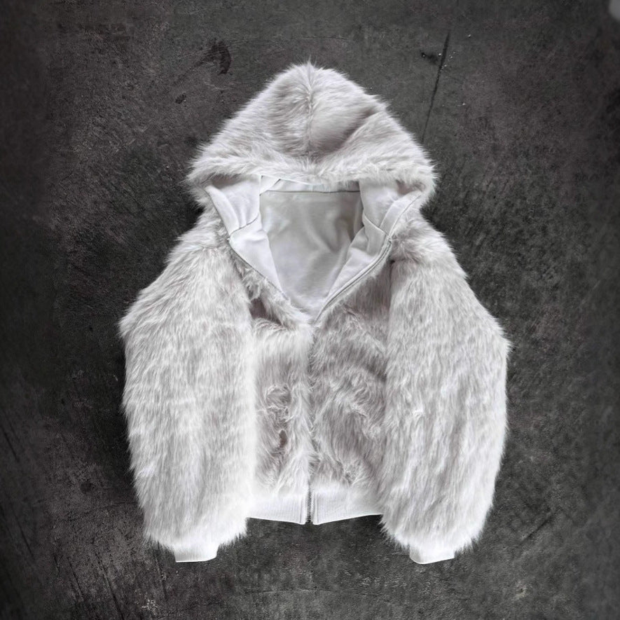 Damen Kapuzenjacke Weich Warm Eveloria