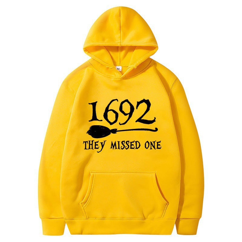 Damen Kapuzenpullover Halloween-Motiv locker Größe