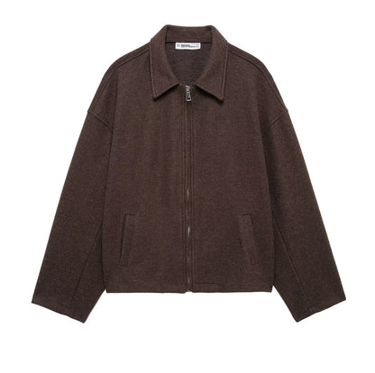 Damen Wolljacke Lässig Eveloria
