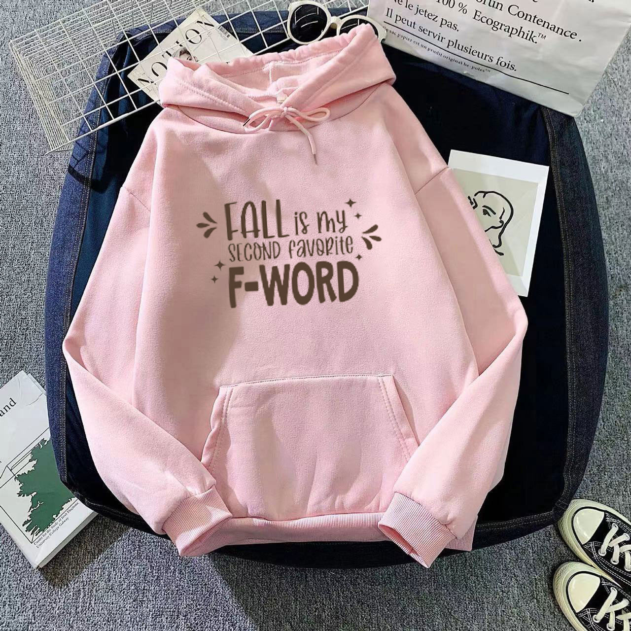 Damen Kapuzenpullover Lässig Mit Spruch
