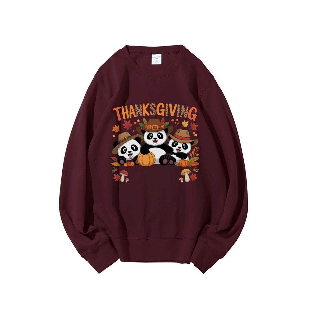Damen Sweatshirt lustiges Tierdesign Herbstmotiv Eveloria