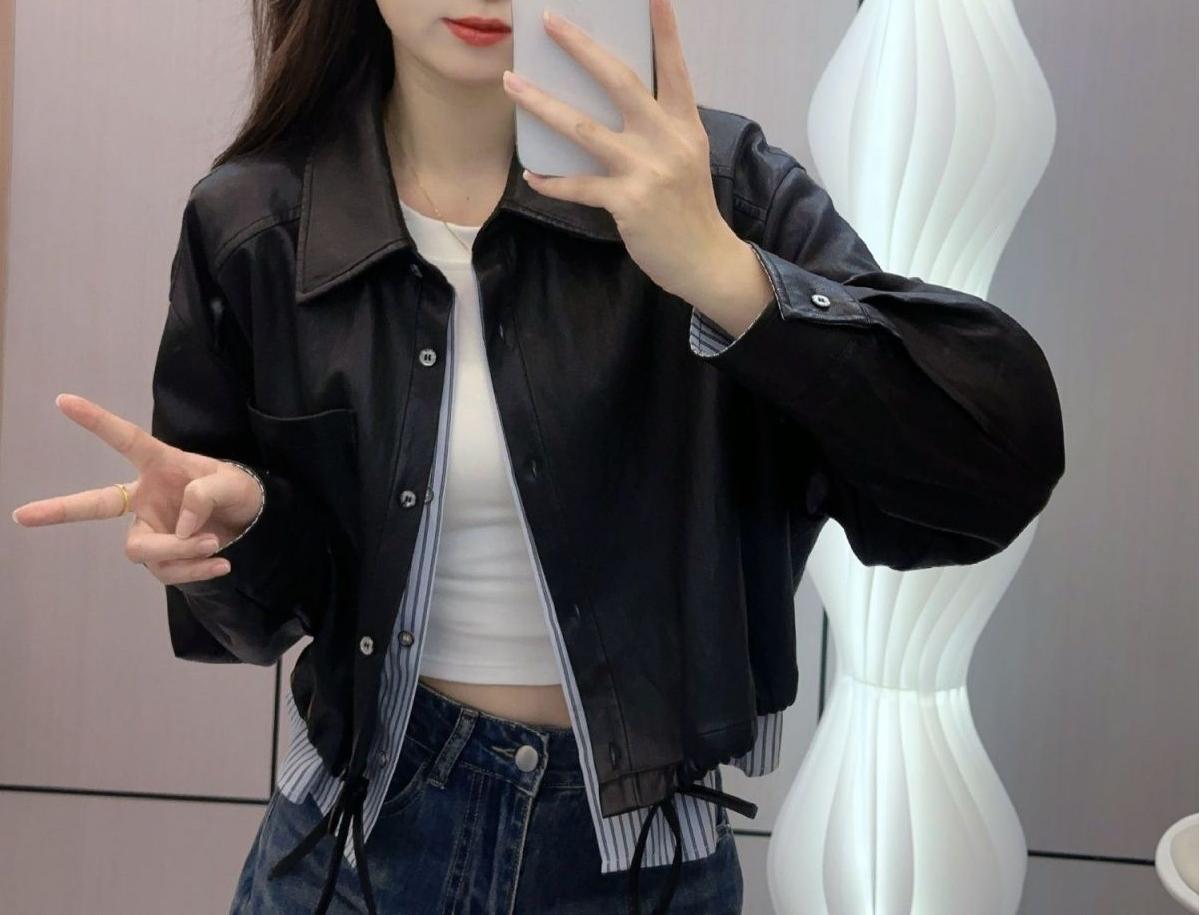 Damen Kurzjacke Eveloria Lässig Modisch