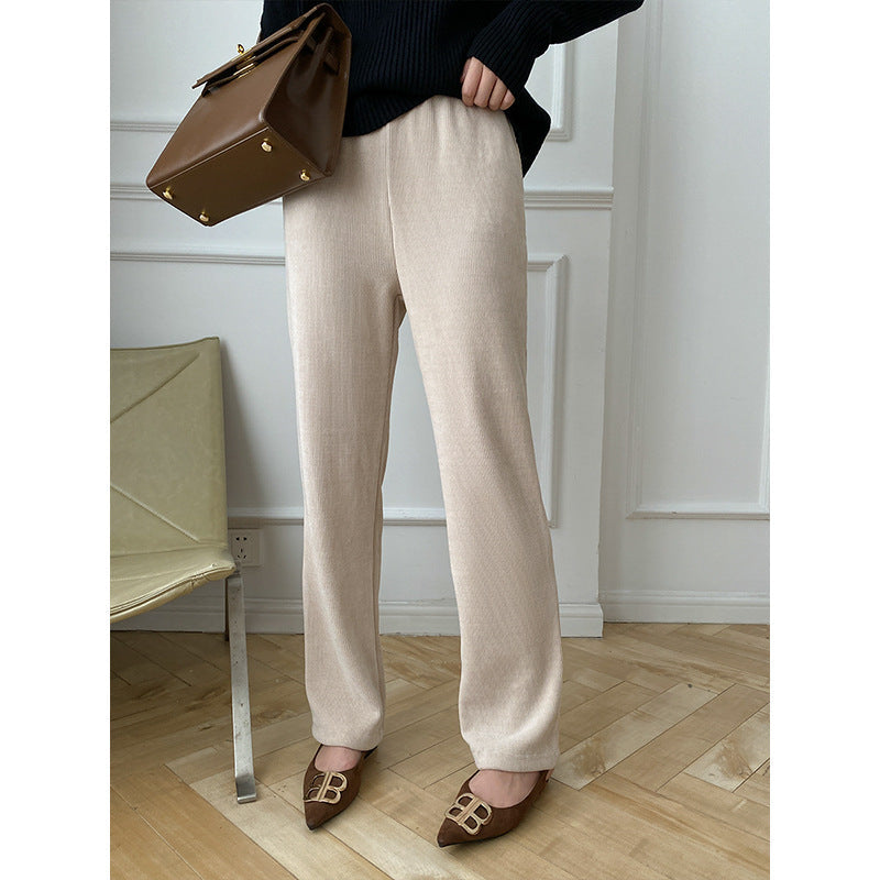 Damen Loungehose Weites Bein Eveloria Baumwolle Bequem - Eveloria