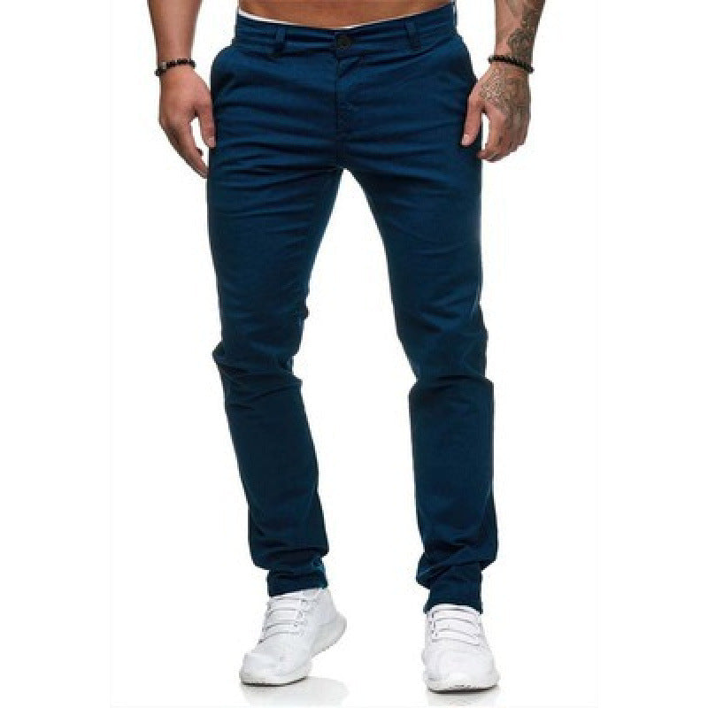 Herren Slim-Fit-Chinohose Modern