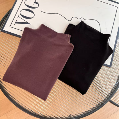 Damen Langarm-Poloshirt Sportlich Eleganter Kragen Weiß Eveloria