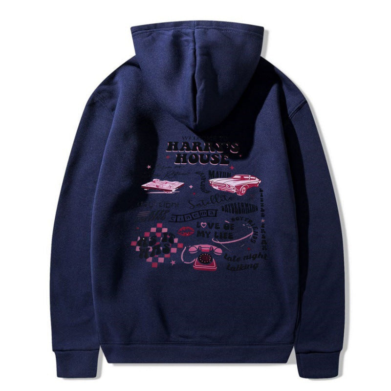 Damen Pullover Kapuze mit Grafikdesign Eveloria