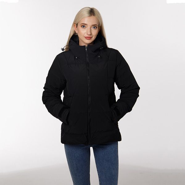 Damen Winterjacke Gesteppt Wasserabweisend Weich Eveloria