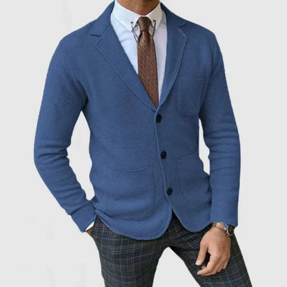 Eveloria Herren Strickjacke Elegantes Design Mit Taschen