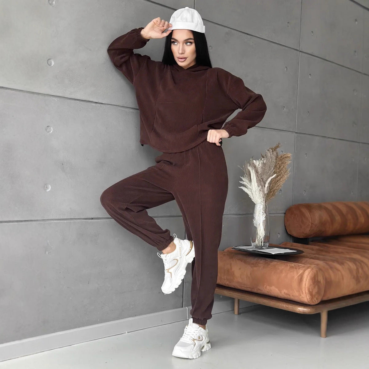 Damen Fleece Freizeitanzug Eveloria