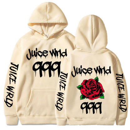 Damen Kapuzenpullover Eveloria mit Rosenmotiv