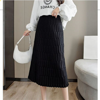 Damen Strickhose Weit Eveloria
