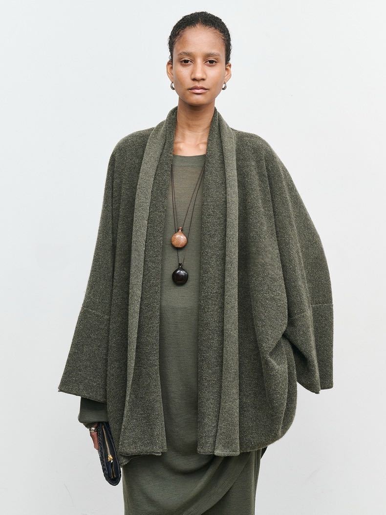 Eveloria Damen Strickmantel Elegantes Design Strapazierfähig
