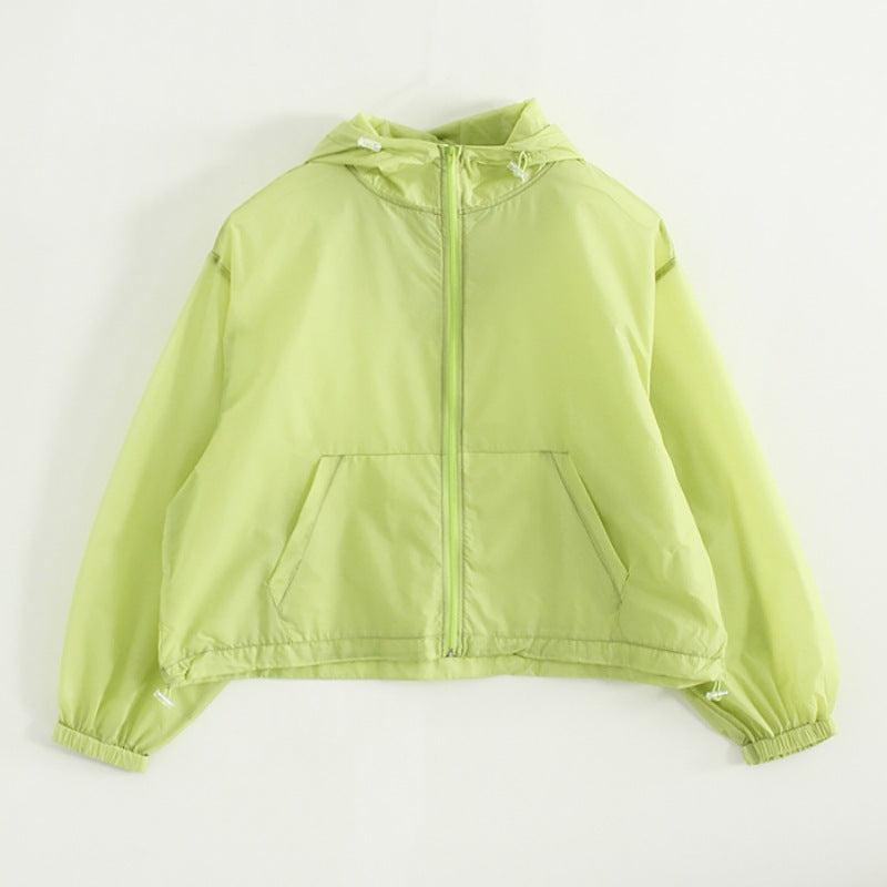 Damen Leichte Funktionsjacke Kapuze Eveloria