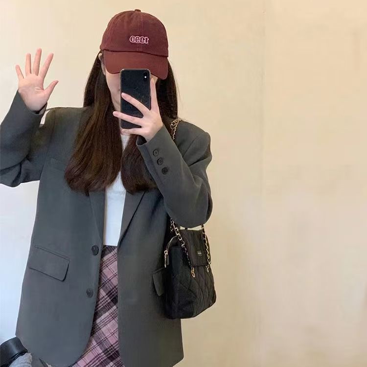 Damen Oversized Blazer mit Taschen Eveloria