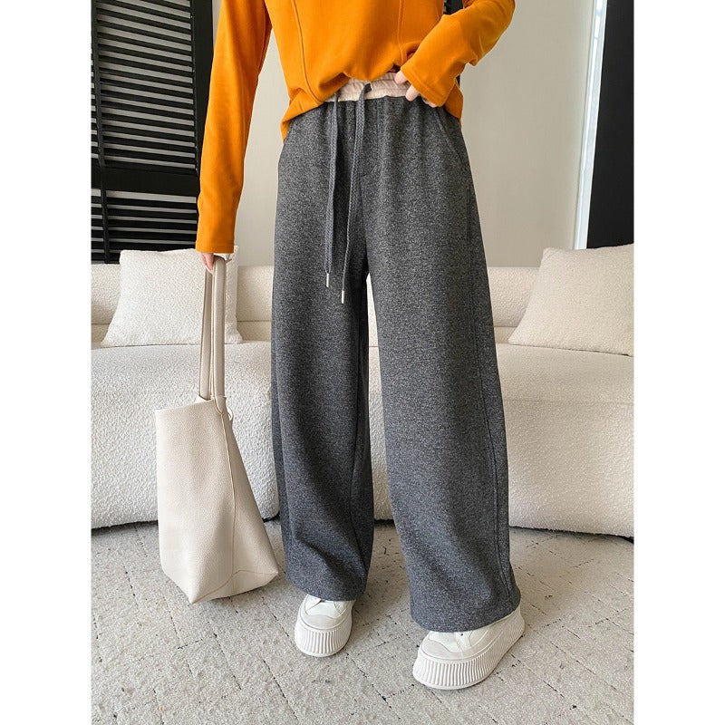 Damen Sweatpants Weites Modell Mit Taschen Bequem