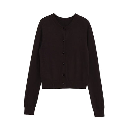 Damen Strickjacke Kuschelig Knopfverschluss Eveloria - Eveloria