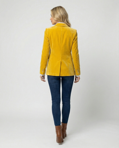 Eveloria Damen Wendeblazer Retrodruck Polyester