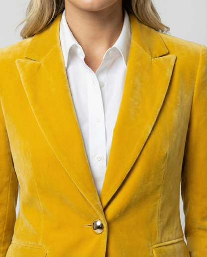 Eveloria Damen Wendeblazer Retrodruck Polyester