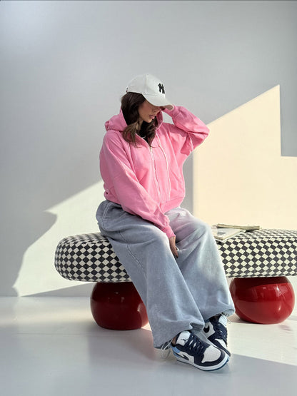 Damen Hoodie Lässig Weite Ärmel Eveloria