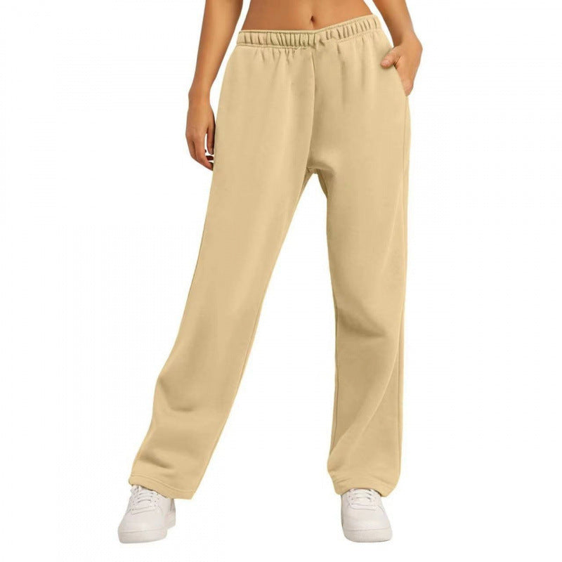 Damen Freizeithose Bequeme Passform Seitentaschen Eveloria