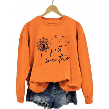 Damen Sweatshirt Pusteblumen-Motiv Eveloria