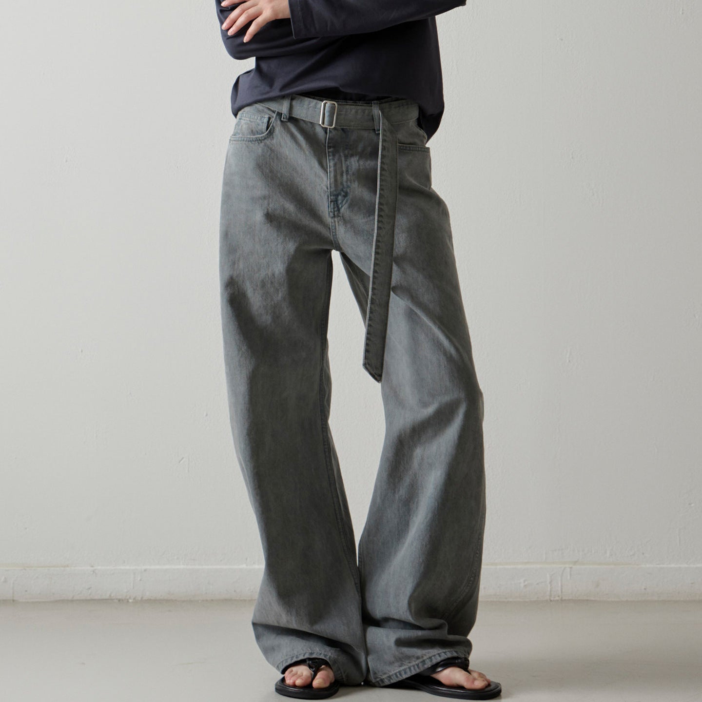 Damen Relaxed-Fit Jeans Weit Bequem Eveloria