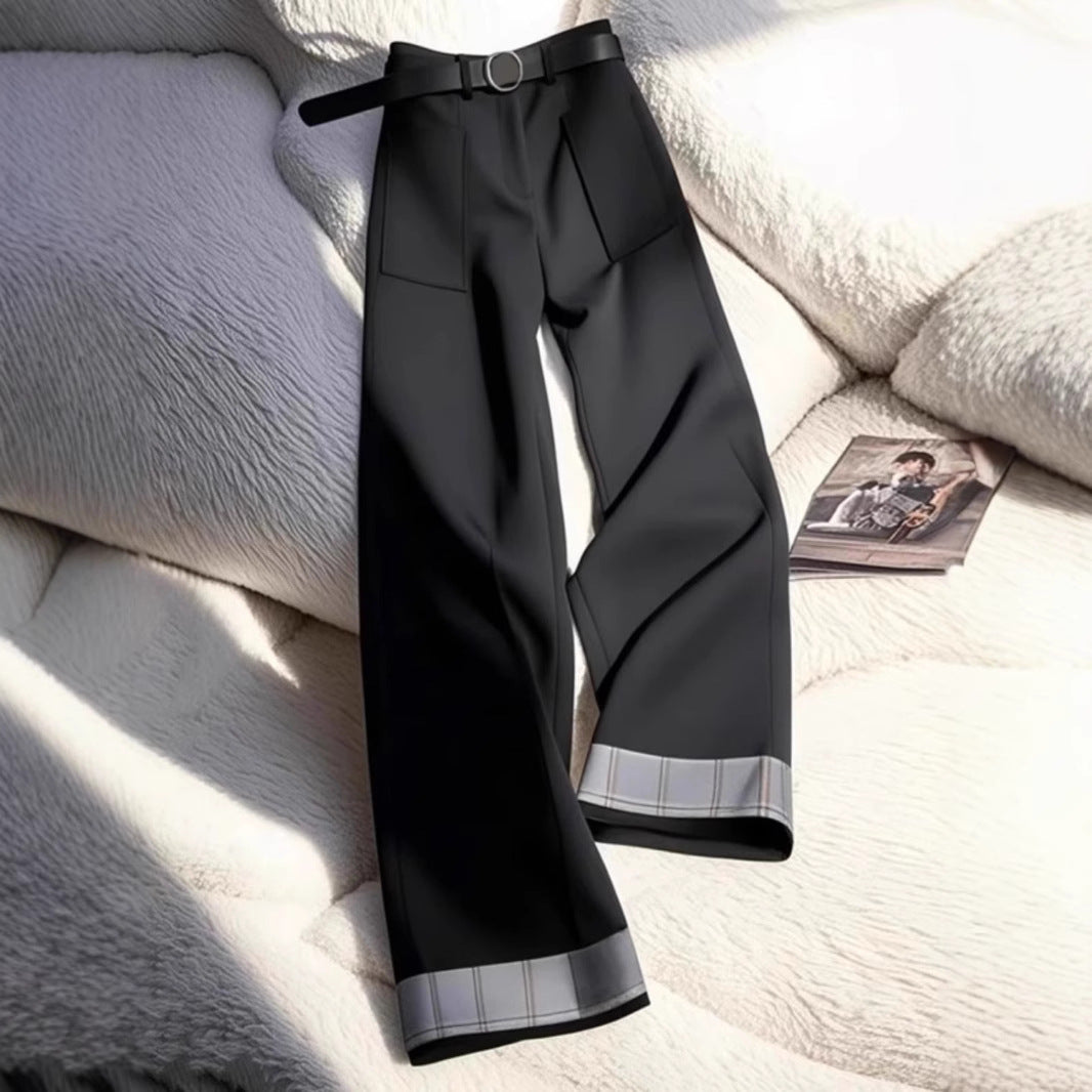 Damen Modische Palazzohose Röhrenbund Elegantes Design
