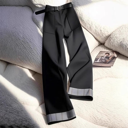 Damen Modische Palazzohose Röhrenbund Elegantes Design