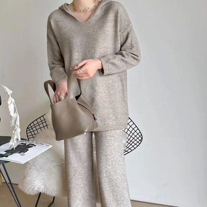 Damen Strickensemble Weites Design Kuschelig Elegantes Eveloria