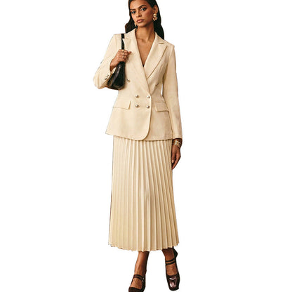 Damen Blazer Faltenrock Eveloria