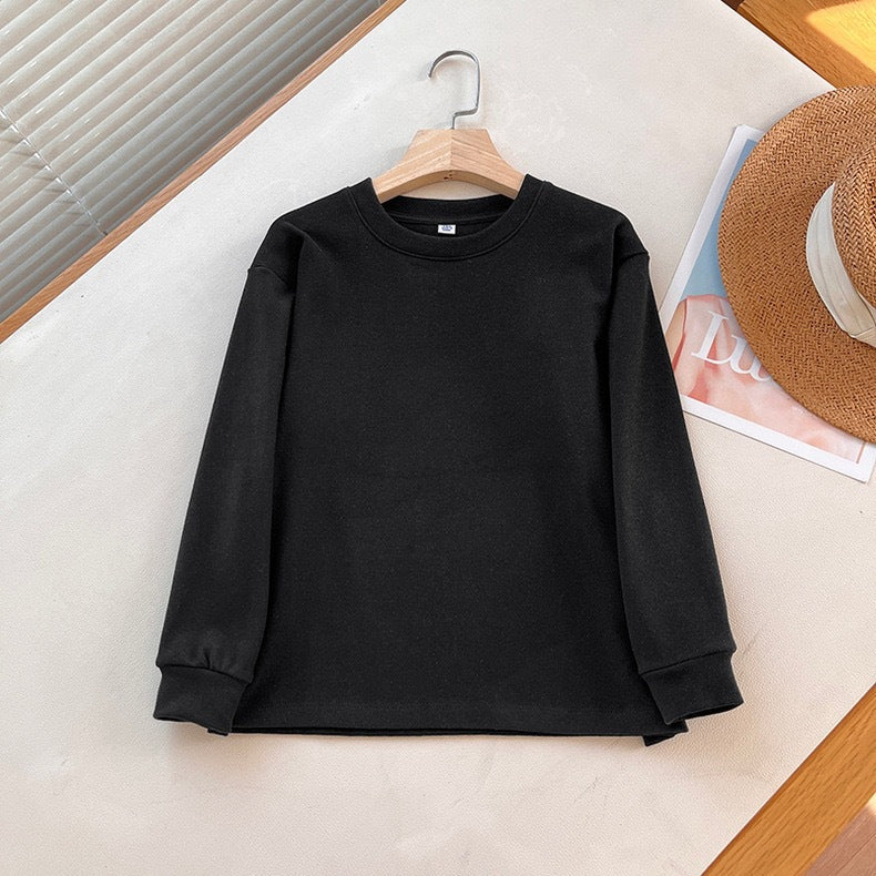 Damen Langarmshirt Rundhals Bequem Eveloria