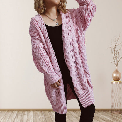 Damen Strickjacke Oversized Lässig Eveloria