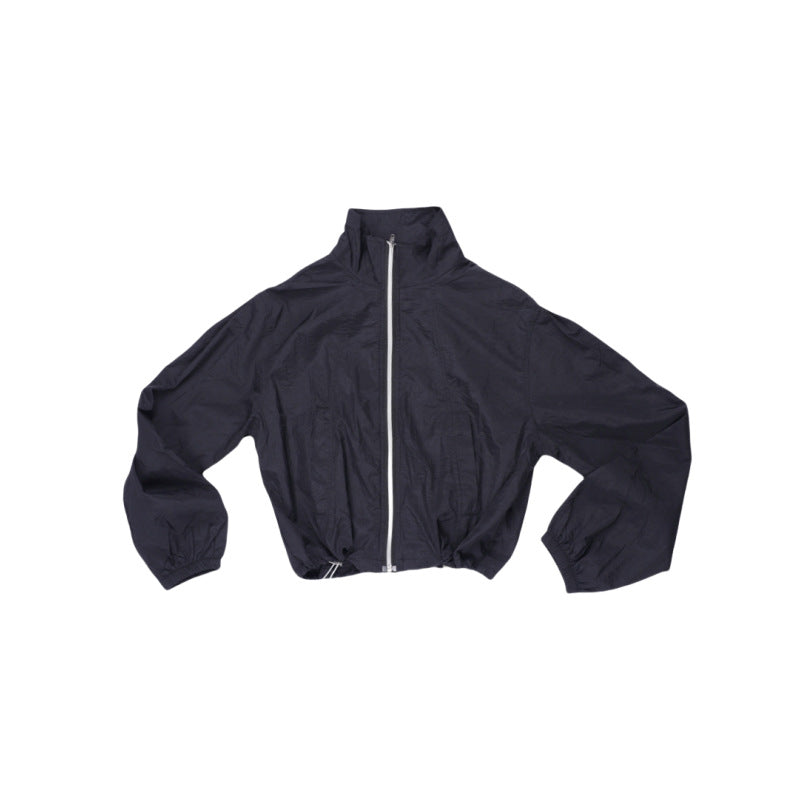 Damen Cropped Windjacke Eveloria Leicht