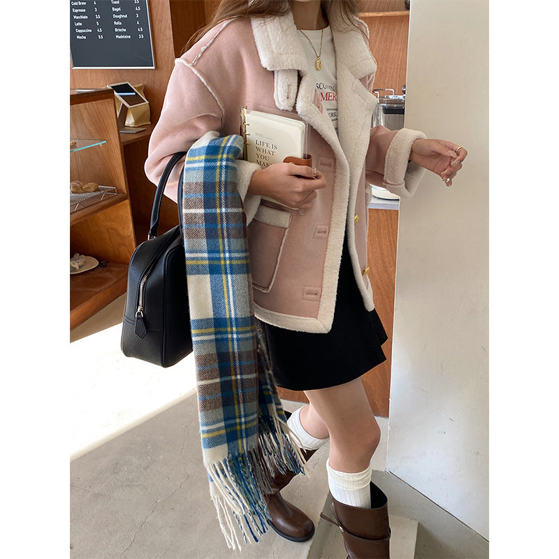 Damen Oversized Teddyjacke Eveloria