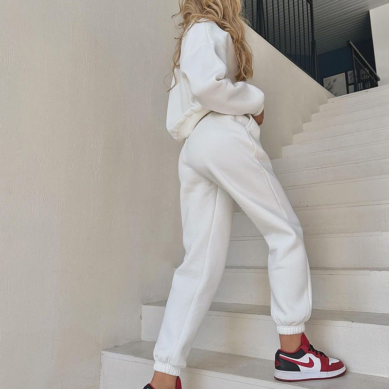 Damen Jogginganzug Eveloria Bequem Baumwolle