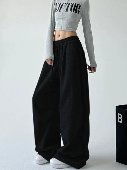 Damen Jogginghose Elastischer Bund Seitentaschen Bequem