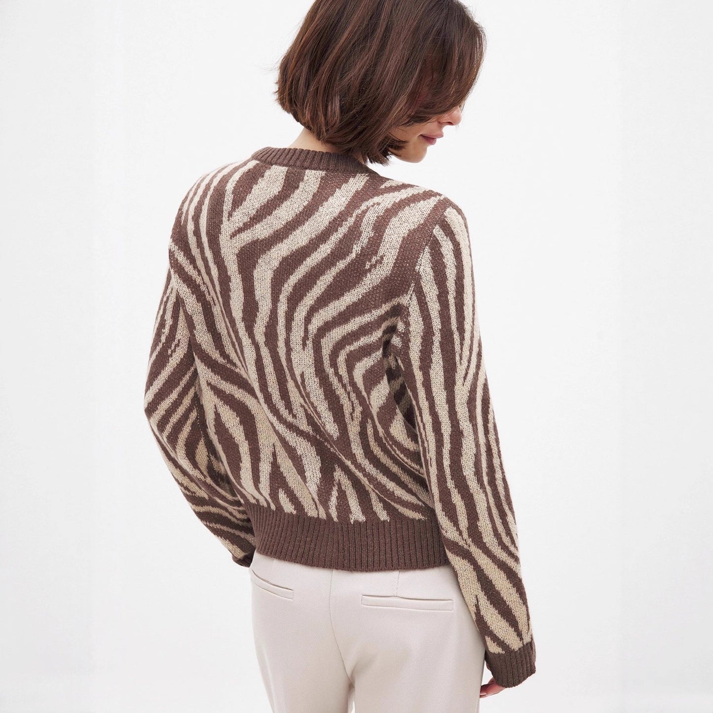 Damen Strickjacke Tiermotiv Eveloria