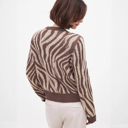 Damen Strickjacke Tiermotiv Eveloria