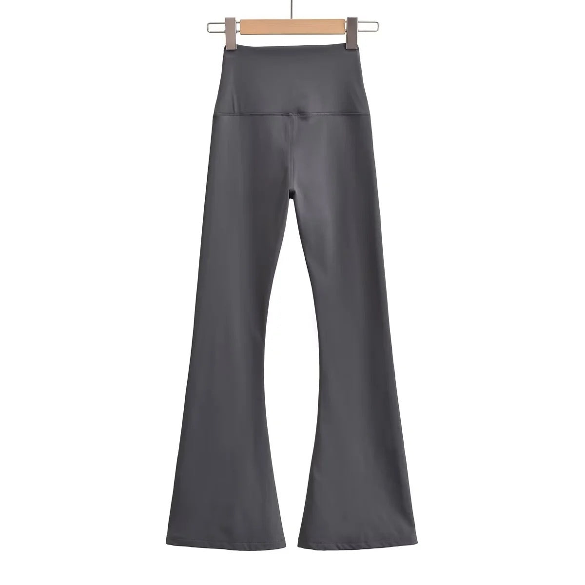 Damen Flared Leggings Hochtaillig Elegantes Design