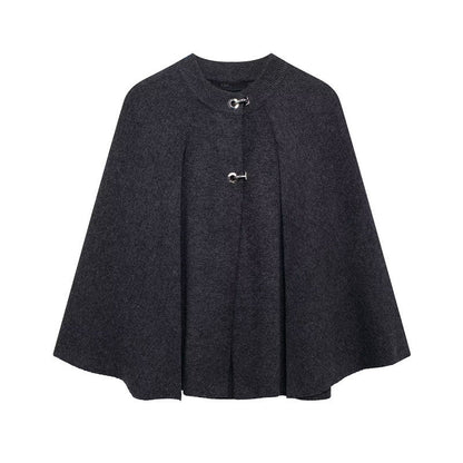 Eveloria Damen Umhangjacke Elegant Geschnitten