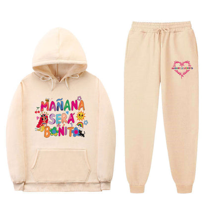 Damen Sweatshirt Jogginghose Set Bunt Eveloria