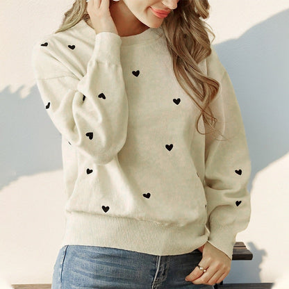 Damen Pullover Weich Softgrau Eveloria - Eveloria