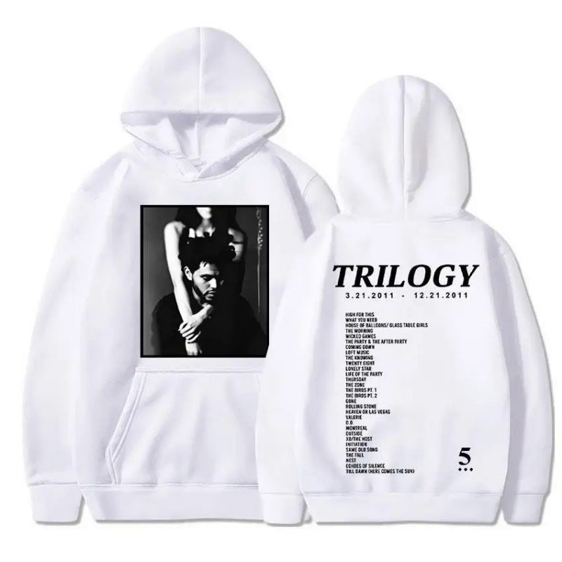 Damen Kapuzenpullover mit Fotodruck und Schriftzug Eveloria