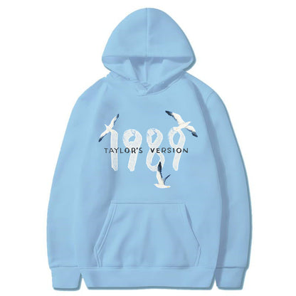 Damen Kapuzenpullover Baumwolle Vogelmotiv Eveloria