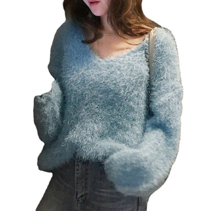 Damen Flauschpulli Eveloria Weich